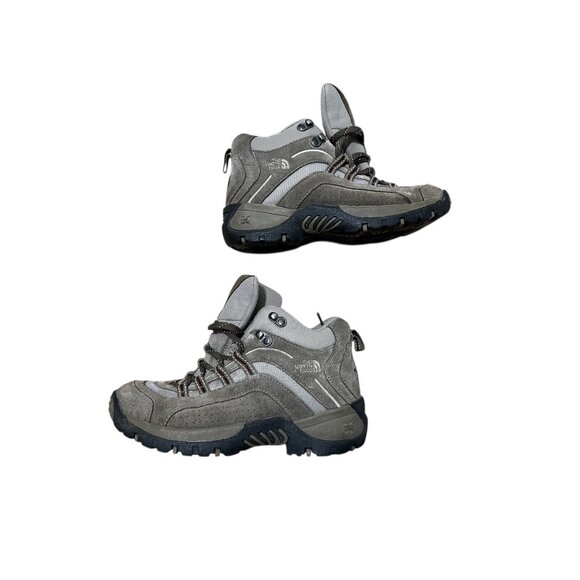 North Face Trekking Hiking Boots Womens 8 Suede Leather Lace Up Outdoor Gorpcore - Picture 11 of 14